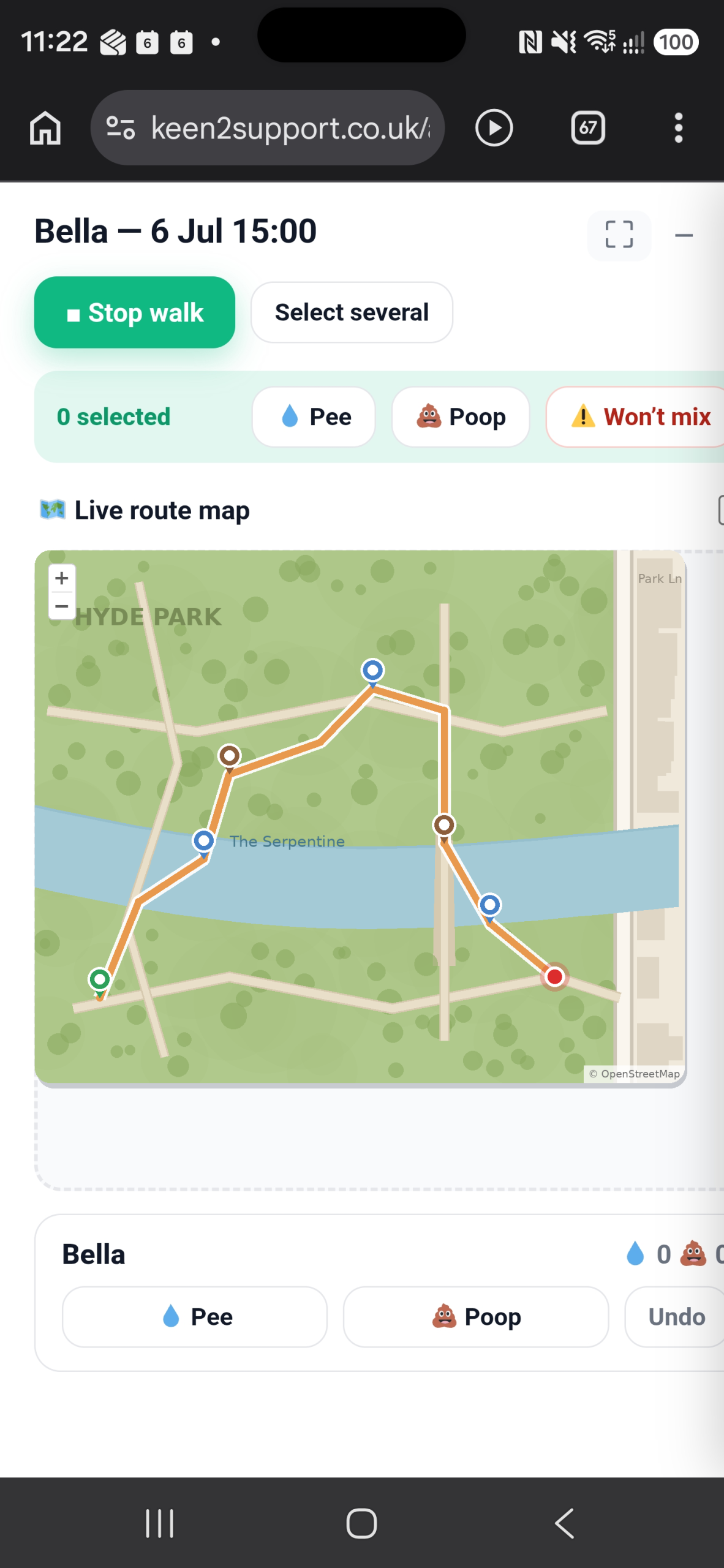 App screenshot